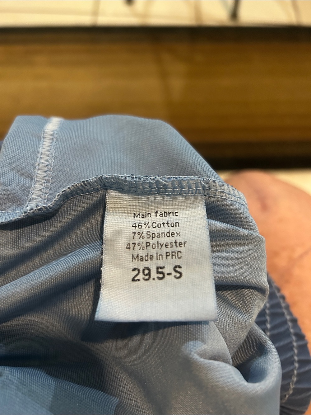 Womens Blue Drawstring Pants - Picture 6 of 6